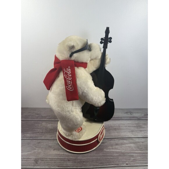 Vintage Coca-Cola Animated Jazz Polar Bear Playing 1990's  Jazz Music Coke - Picture 17 of 17